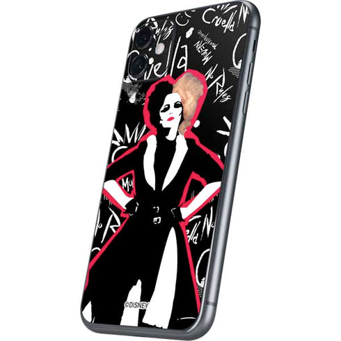 Disney Cruella (2021) Animated Pattern iPhone 11 Skin